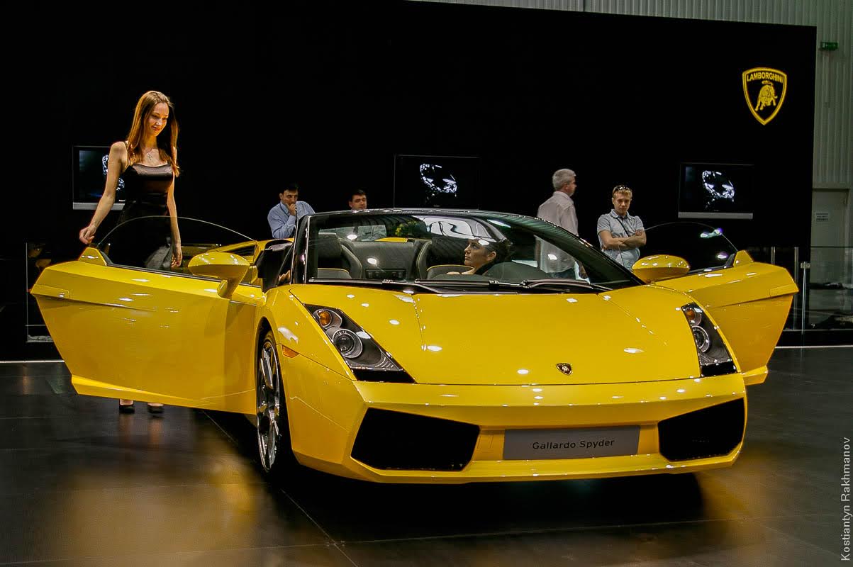 Kyiv Auto Show Lamborghini Gallardo Spyder