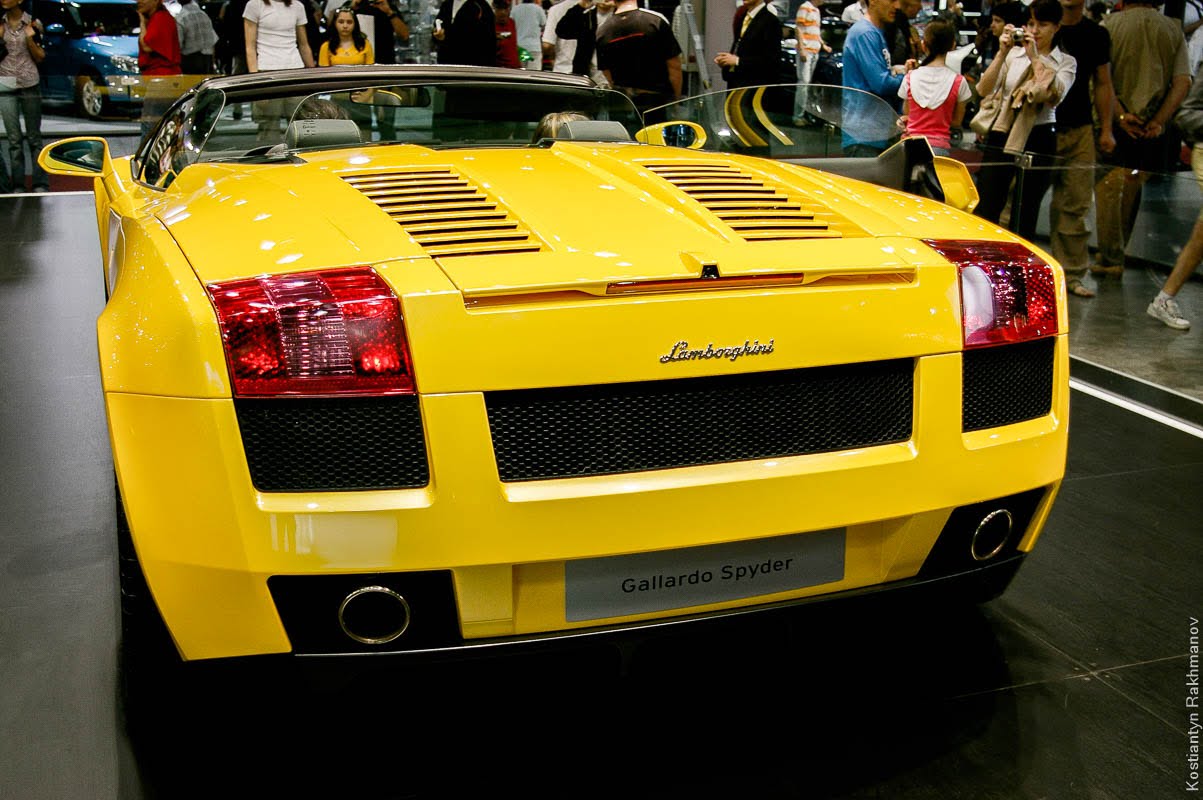 Kyiv Auto Show Lamborghini Gallardo Spyder