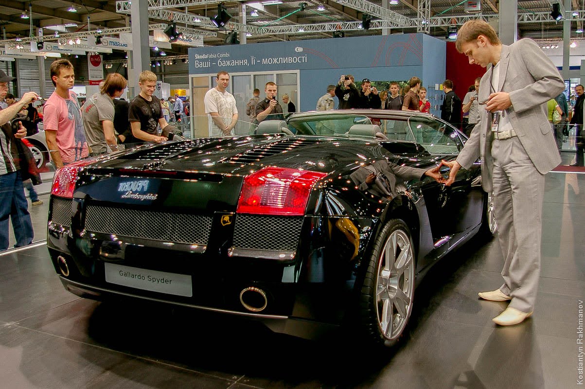 Kyiv Auto Show Lamborghini Gallardo Spyder
